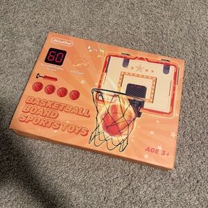 MindPal Mini Indoor Basketball Hoop with Electronic Scoreboard